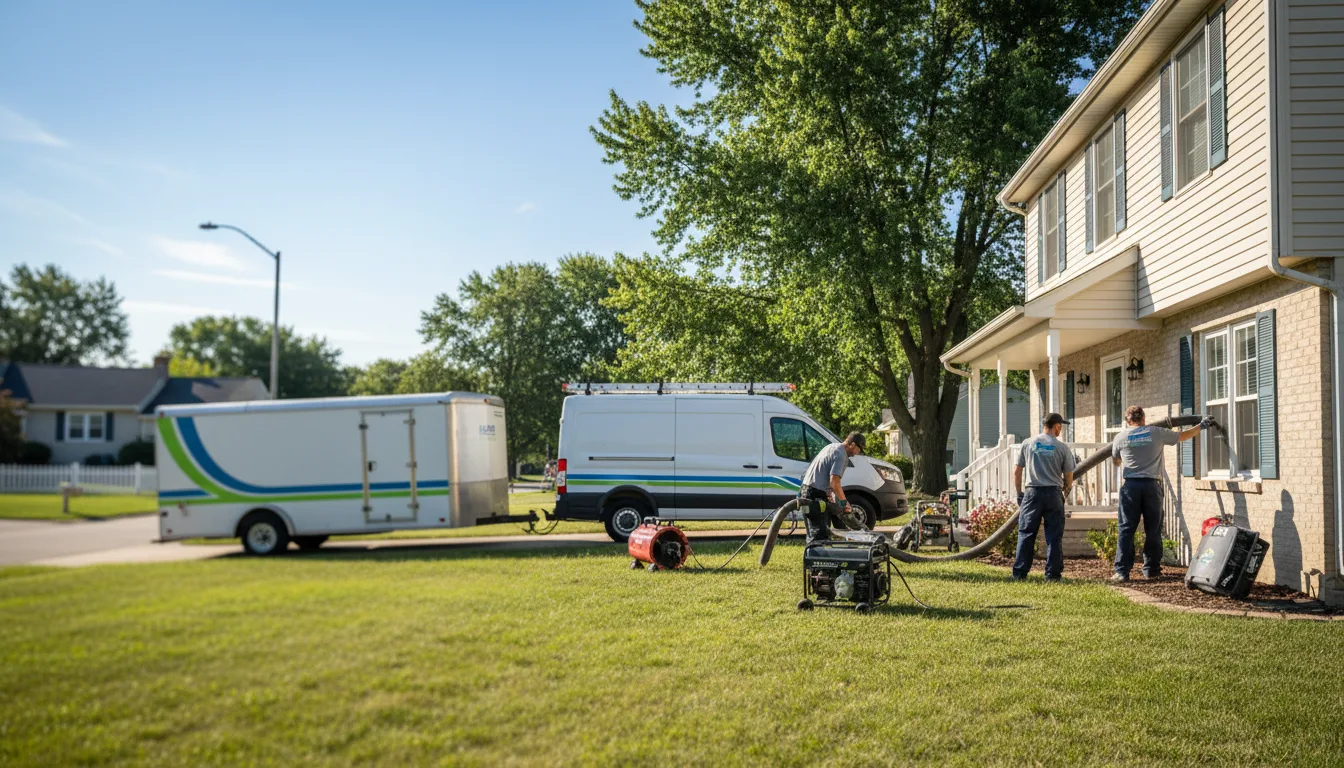 Flooded Basement Restoration And Cleanup With Repair in Taylor, WI near me